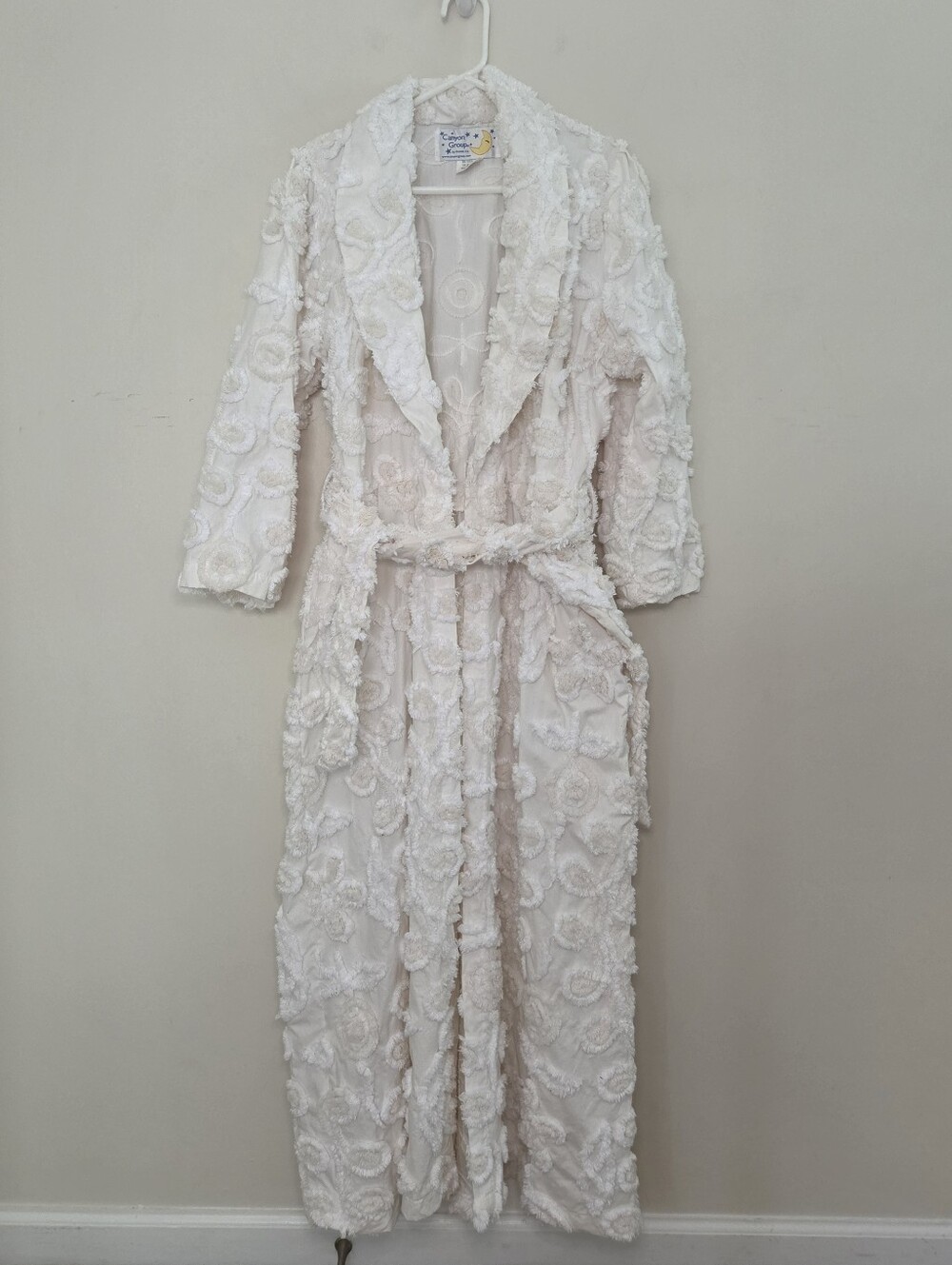 Women's Vintage Canyon Group Wedding Cake Chenille Robe Sz Medium